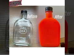 Peinture à pulvérisation en caoutchouc rose fluorescent Aeropak Peinture de revêtement automobile amovible