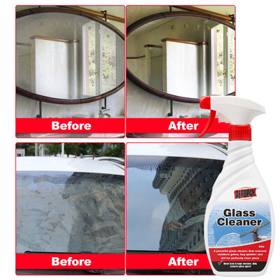 Aeropak 500ml Car Window Glass Cleaner Liquid Agent Mirror Glass Cleaner Spray for Automotive & Household Water Stain Remover