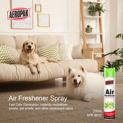 Aeropak 330ml Aerosol Jasmin Scent Use Effective Odor Eliminator Long-lasting Eco-friendly Pet-Safe Child-Safe Air Freshener