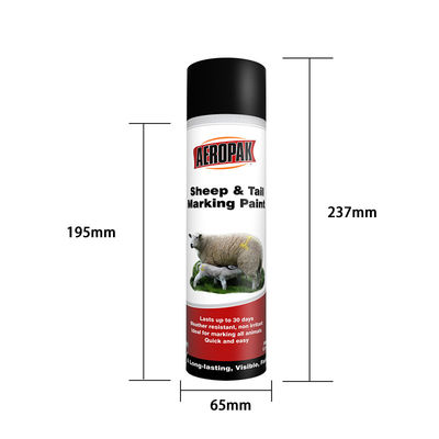Acrylic 500ml Aerosol Animal Marking Paint Spray ISO9001