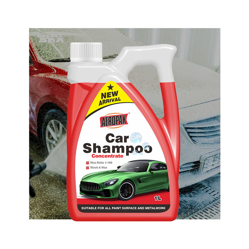 Aeropak 1000ml Lemon Scented High-foam Car Shampoo Plastic Bottle Vehicle Wash Cleaner