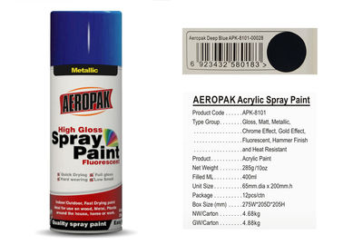 qualité L&#039;aérosol de marque d&#039;AEROPAK peut pulvériser la peinture avec la couleur bleue profonde de MSDS pour la voiture Usine