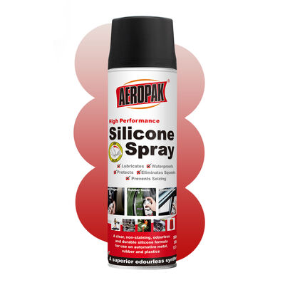 Aeropak 500 ml Aérosol OEM Spray à base de silicone haute performance huile d'usage industriel Anti-usure longue durée de vie pénétrant