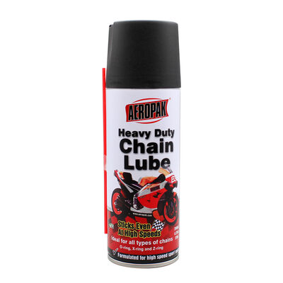 AEROPAK Chaîne de lubrifiant de haute qualité à forte charge à pénétration 200 ml Spray aérosol Lubrifiant pour moto