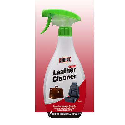Aeropak 500 ml Formule douce Nettoyage profond et restauration Spray de nettoyage en cuir authentique pour siège auto en cuir et soins à domicile