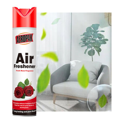 Aeropak 330ml Aérosol écologique rose parfumé rafraîchisseur d'air Spray pour la maison et la voiture à l'intérieur de l'utilisation durable