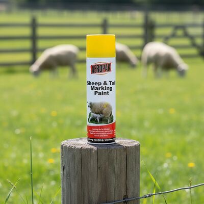 Marqueur estrous professionnel de 500 ml pour l'élevage de bétail Peinture pulvérisée en gros Marqueur de queue de détection de chaleur de marqueur de queue Premium