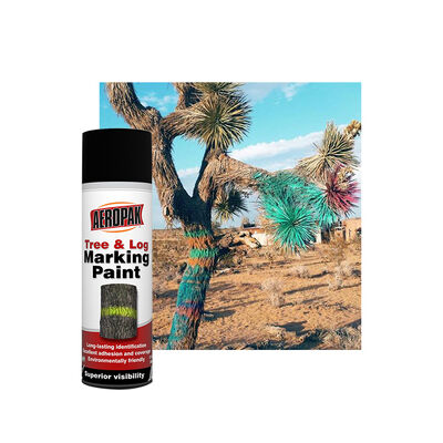 Peinture de marquage d'arbres professionnelle AEROPAK pour bûches forestières et bois résistant à la décoloration durable