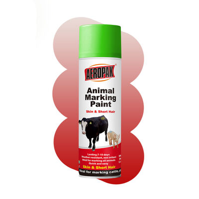 Aeropak Animal Marking Revêtement liquide acrylique et peinture en aérosol (autres noms de peinture de marquage animal) Modèle APK-6810 pour utilisation électroménager