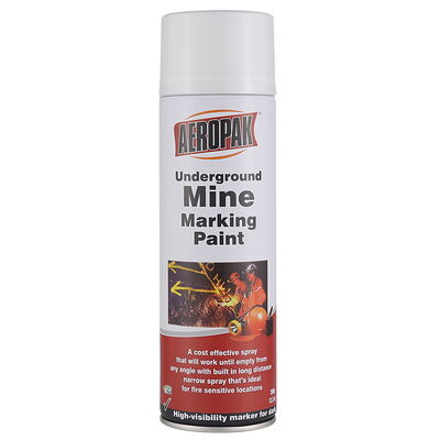 AEROPAK Marquage des mines souterraines Aérosol Peinture pulvérisée Séchage rapide Tous les animaux Durable Non inflammable Non obstruant