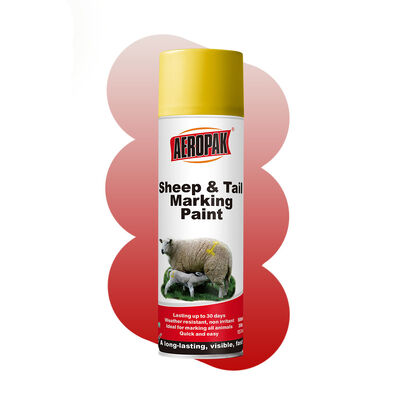 Pâte de marquage pour animaux Aeropak pour porcs moutons bovins et chevaux Durable Visible Riches couleurs Peau sûre pour l'élevage