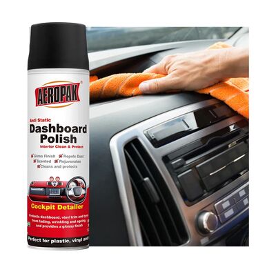 Nettoyant cire polish pour tableau de bord Aeropak 500ml pour cuir
